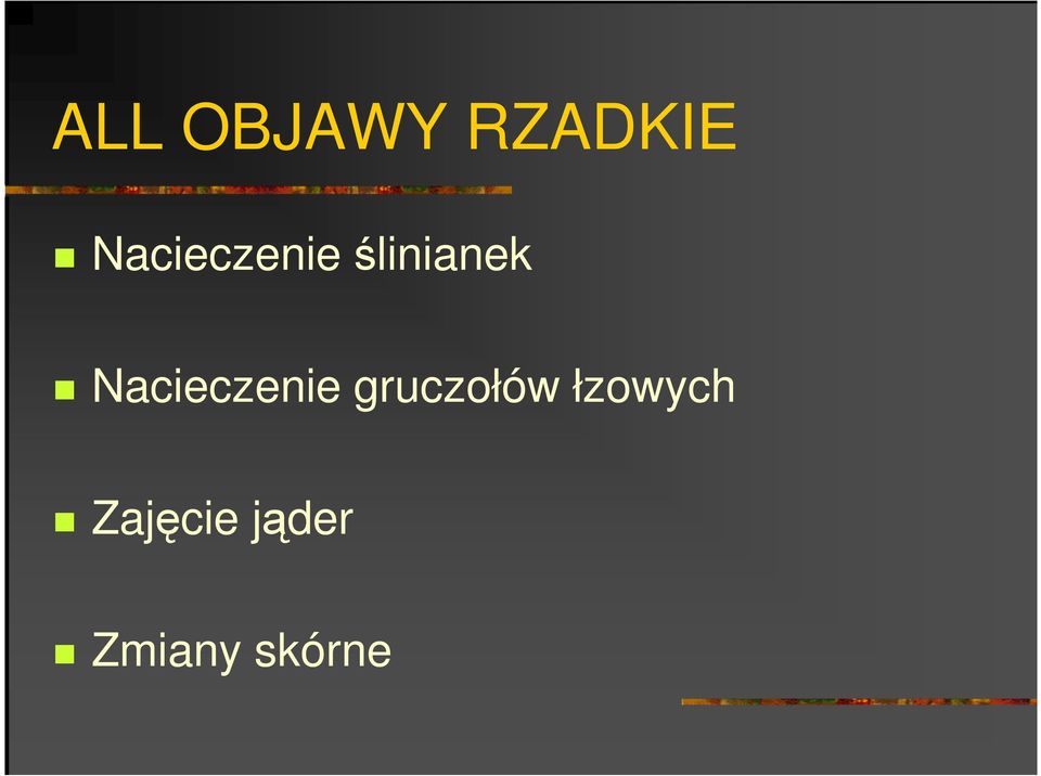 Nacieczenie gruczołów