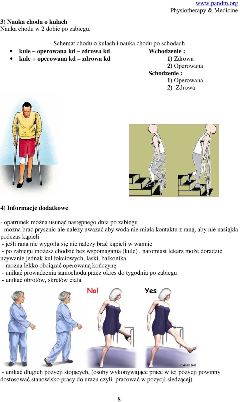 dodatkowe - opatrunek można usunąć następnego dnia po zabiegu - można brać prysznic ale należy uważać aby woda nie miała kontaktu z raną, aby nie nasiąkła podczas kąpieli - jeśli rana nie wygoiła się