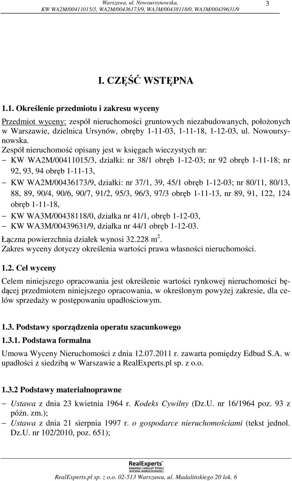 Nowoursynowska.