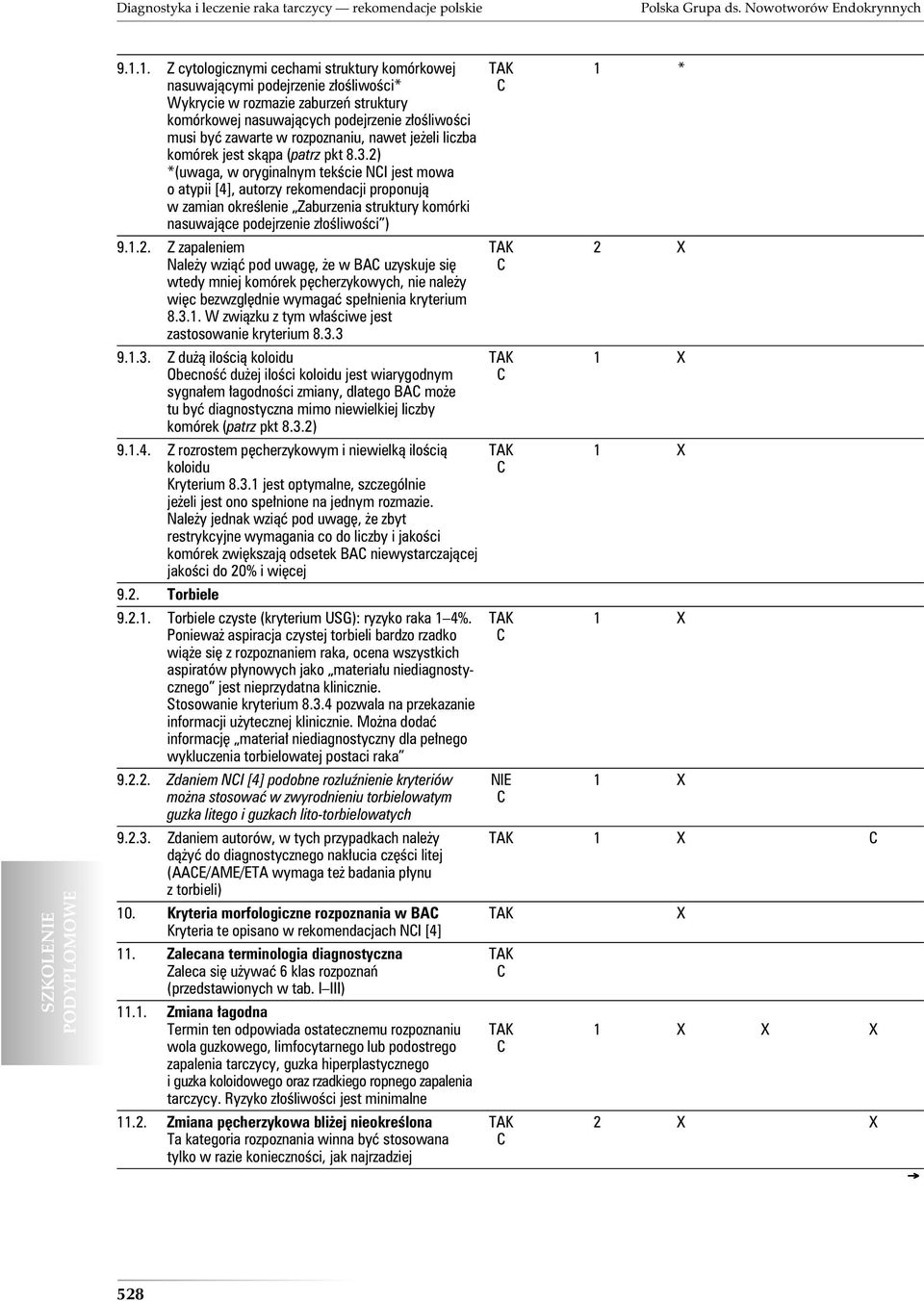 rozpoznaniu, nawet jeżeli liczba komórek jest skąpa (patrz pkt 8.3.