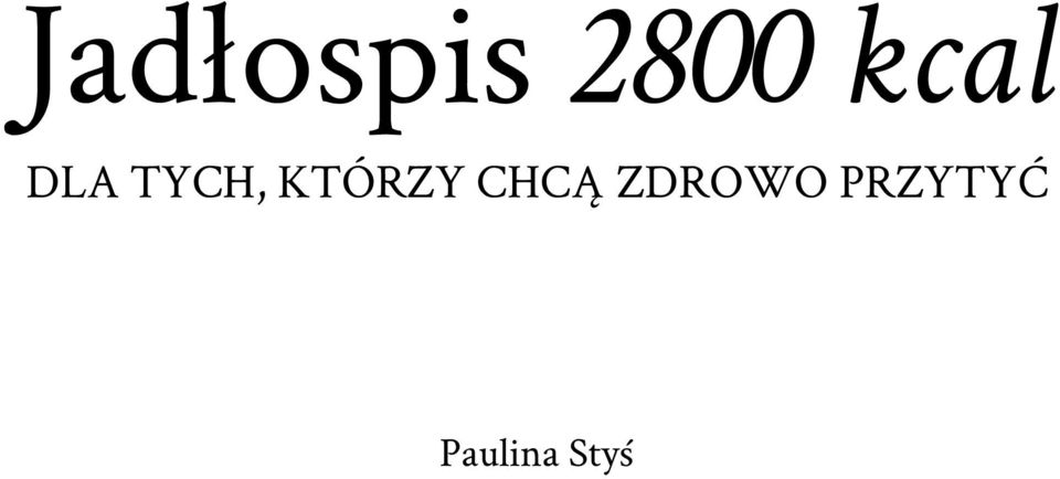 KTÓRZY CHCĄ