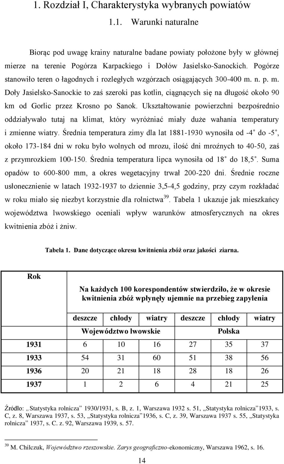 n. p. m. Doły JasielskoSanockie to zaś szeroki pas kotlin, ciągnących się na długość około 90 km od Gorlic przez Krosno po Sanok.