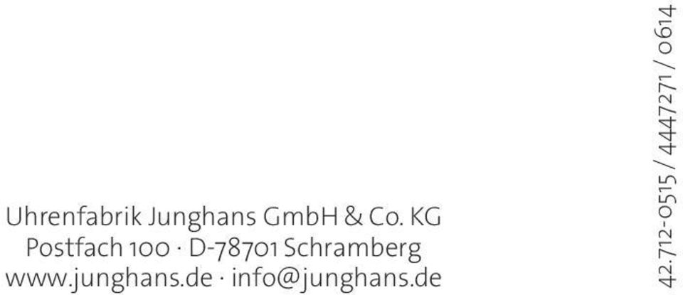 Schramberg www.junghans.