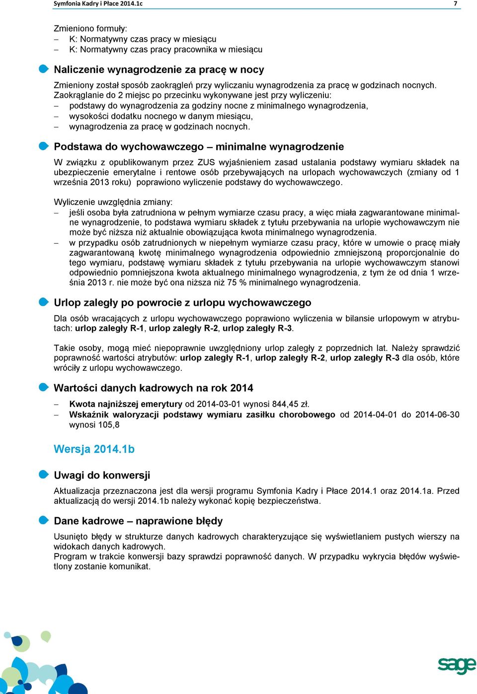 wynagrodzenia za pracę w godzinach nocnych.