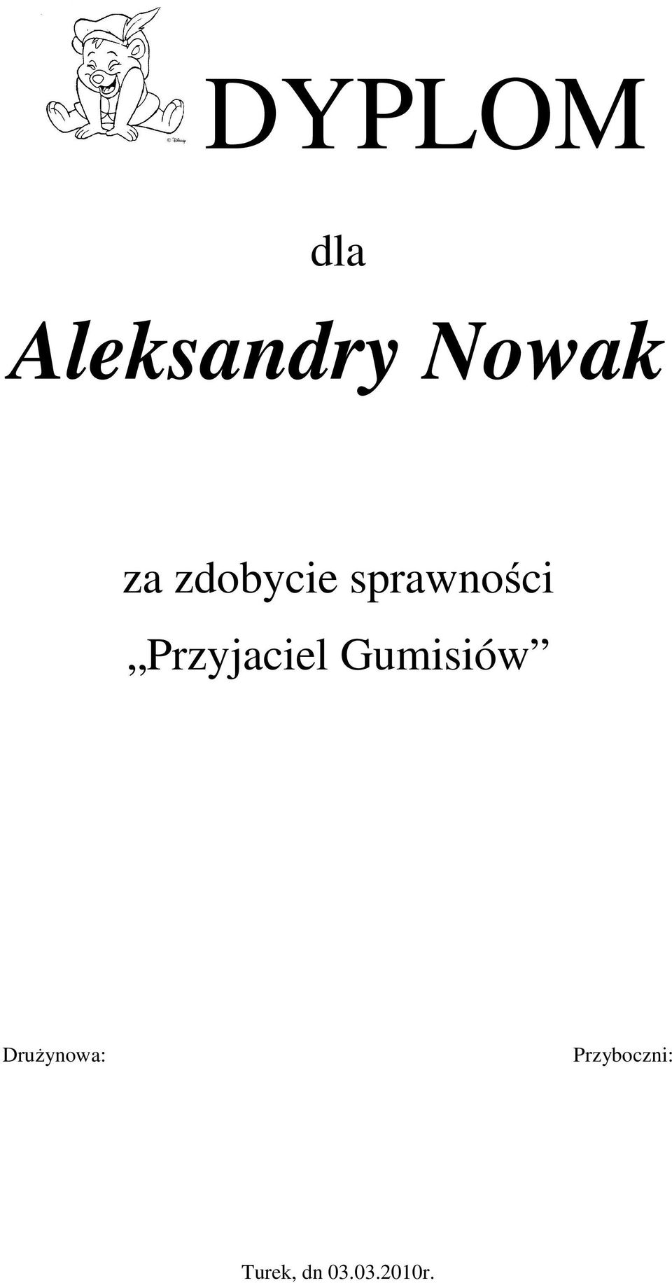 Przyjaciel Gumisiów