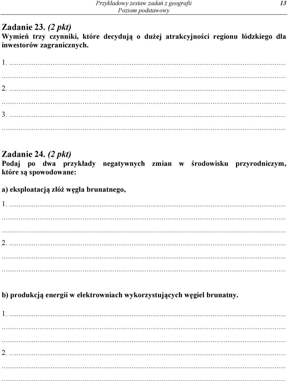 inwestorów zagranicznych. 3.... Zadanie 24.