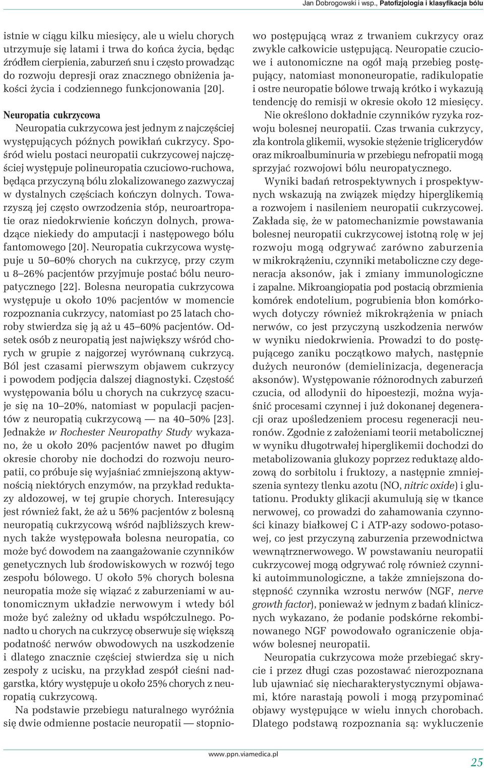 rozwoju depresji oraz znacznego obniżenia jakości życia i codziennego funkcjonowania [20].