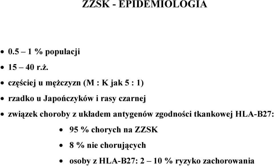 czarnej związek choroby z układem antygenów zgodności tkankowej