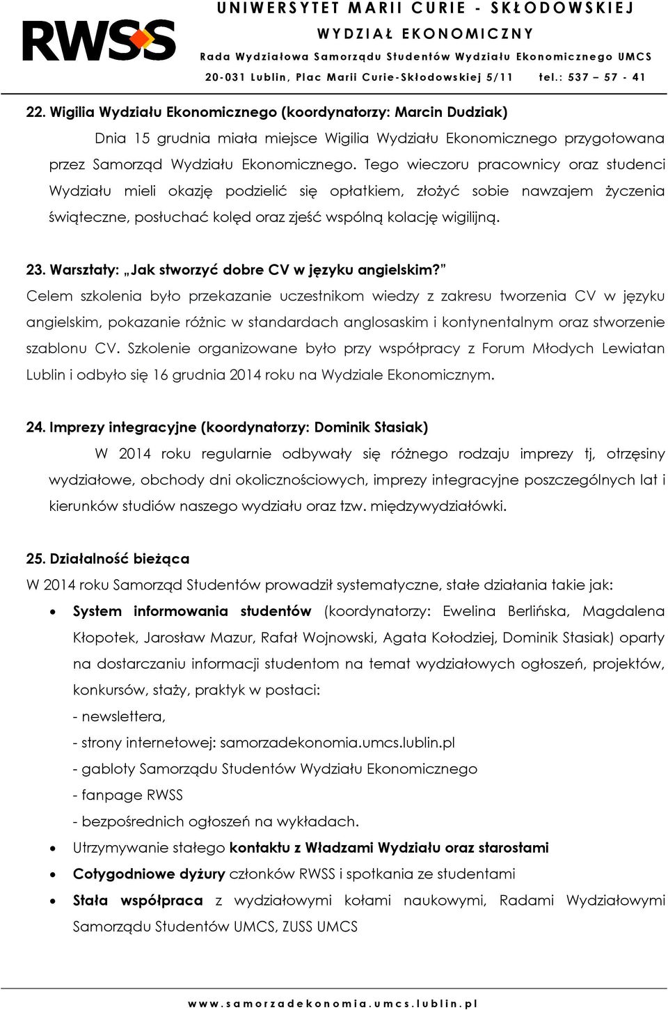 Warsztaty: Jak stworzyć dobre CV w języku angielskim?