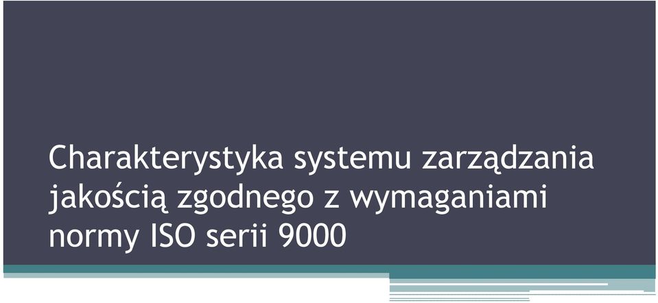 jakością zgodnego z