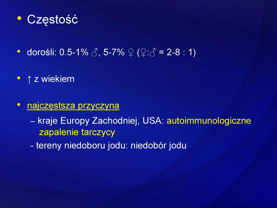 najczęstsza przyczyna kraje Europy