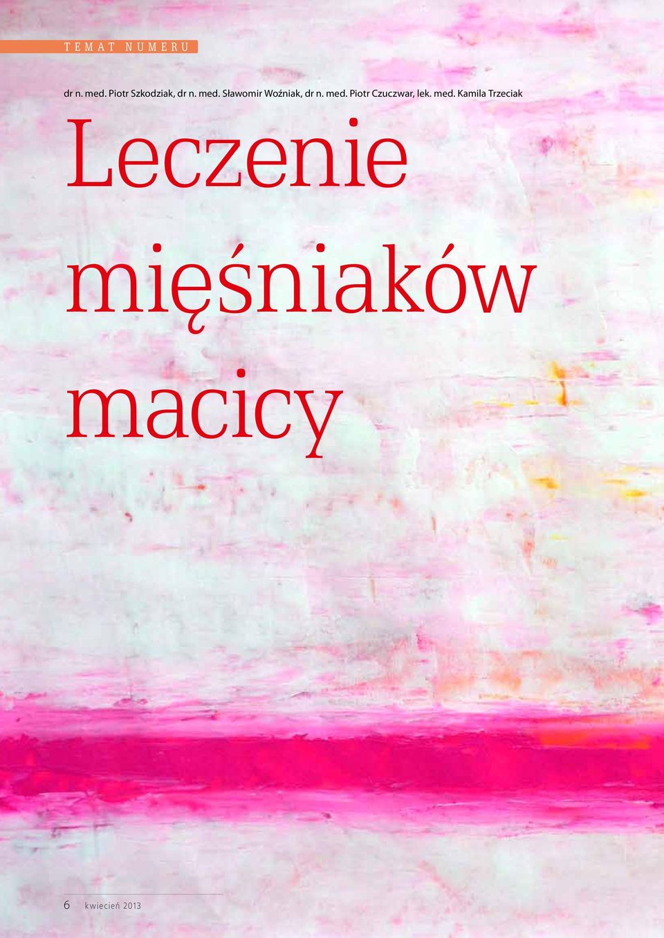 med. Piotr Czuczwar, lek. med.