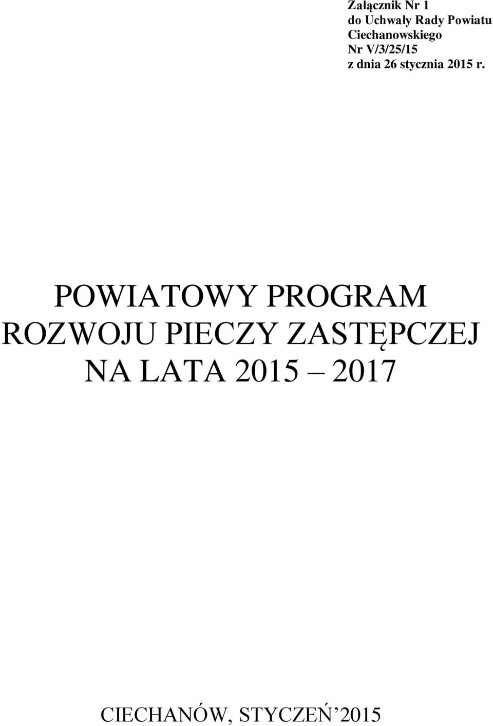 stycznia 2015 r.