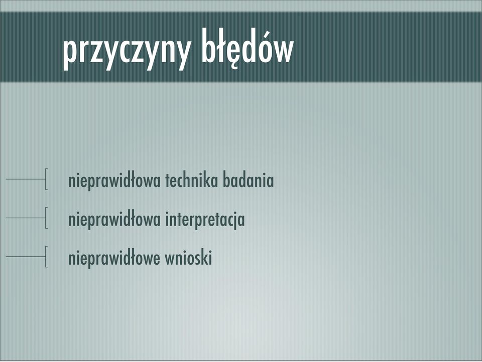 badania nieprawidłowa