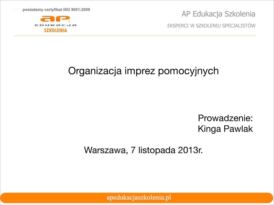 7 listopada 2013r.