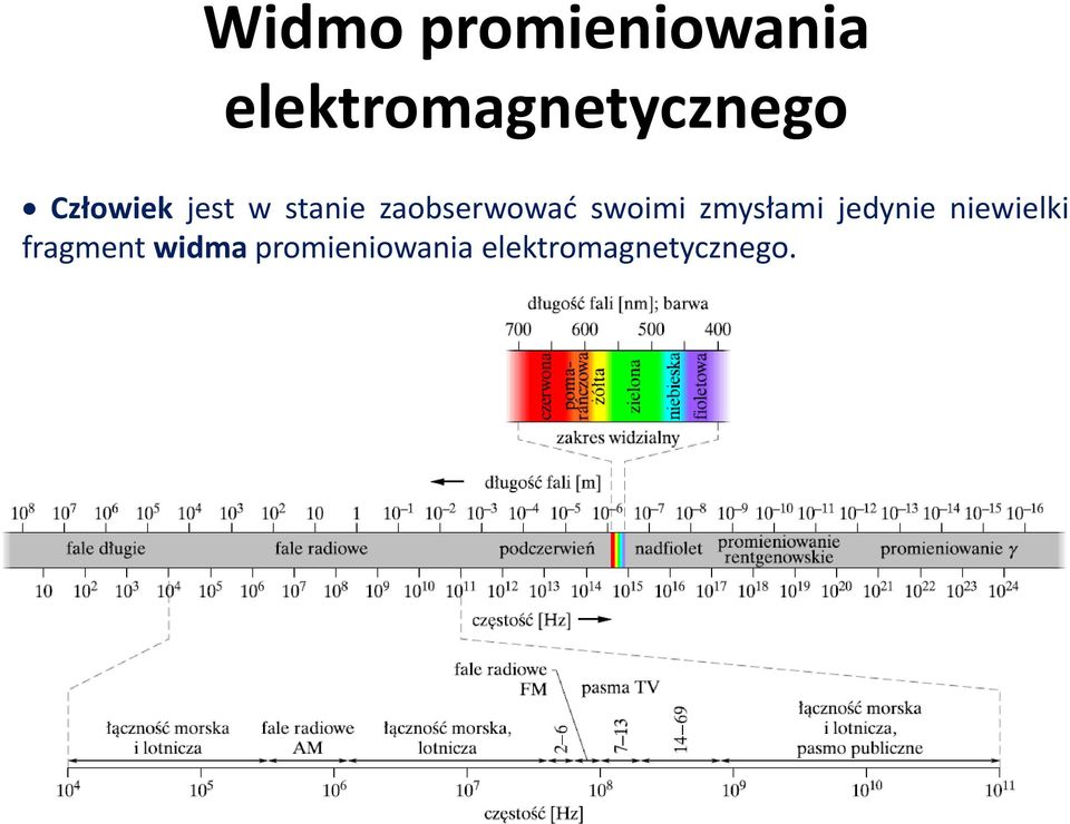 stanie zaobserwować swoimi zmysłami