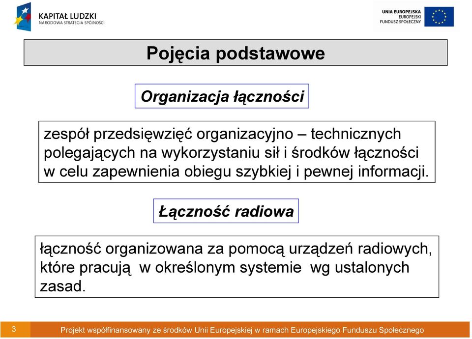 Łączność radiowa łączność organizowana za pomocą urządzeń radiowych, które pracują w określonym systemie