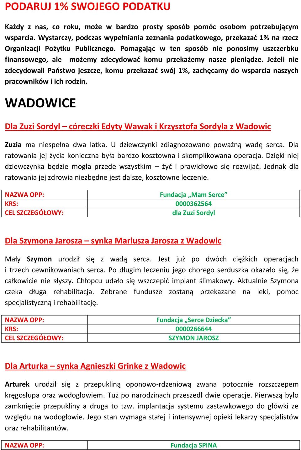 Pomagając w ten sposób nie ponosimy uszczerbku finansowego, ale możemy zdecydować komu przekażemy nasze pieniądze.