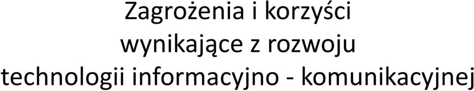 z rozwoju