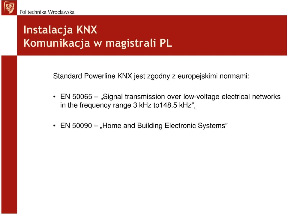 over low-voltage electrical networks in the frequency range