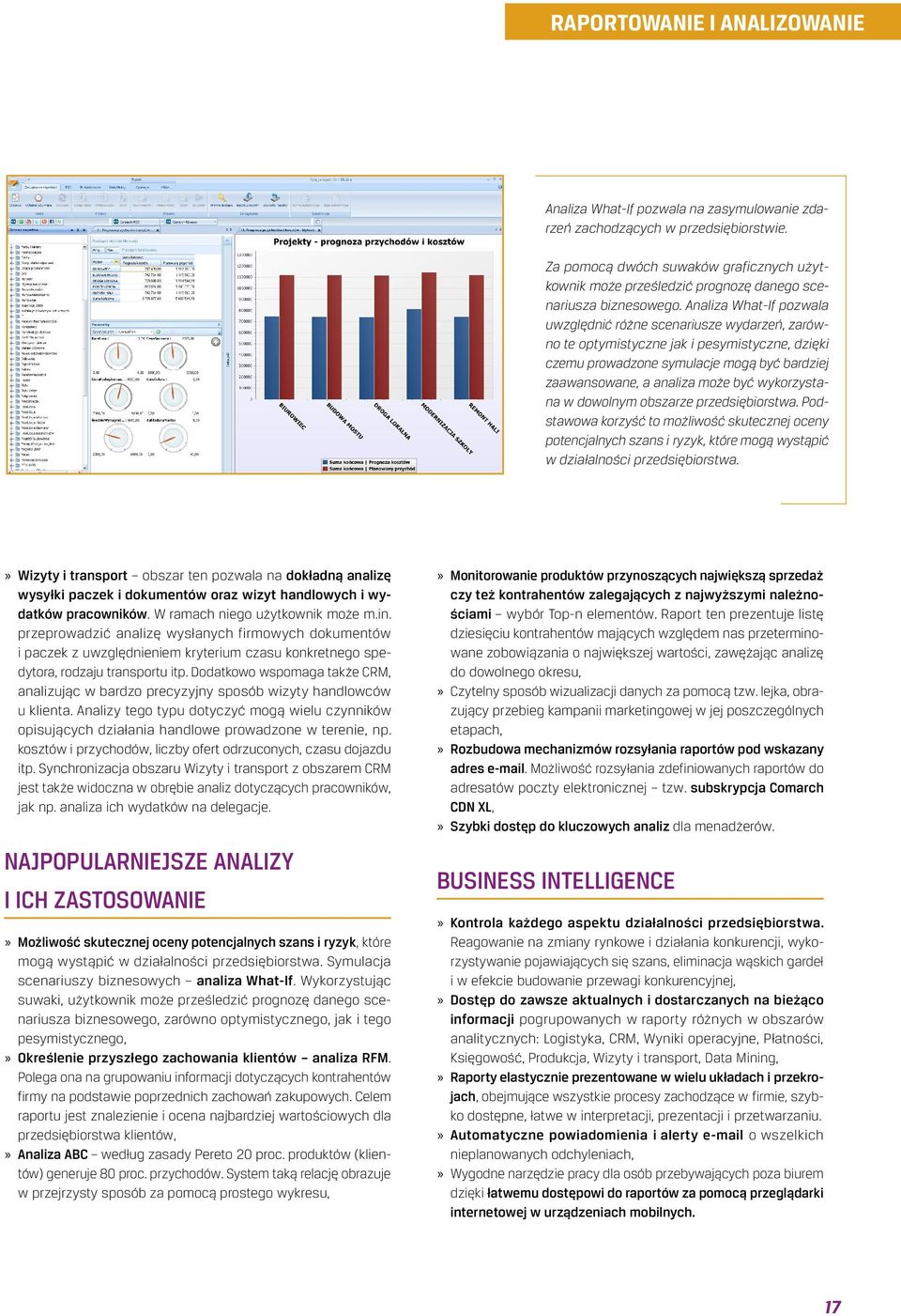 Analiza What-If pozwala uwzględnić różne scenariusze wydarzeń, zarówno te optymistyczne jak i pesymistyczne, dzięki czemu prowadzone symulacje mogą być bardziej zaawansowane, a analiza może być