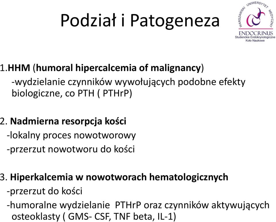 biologiczne, co PTH ( PTHrP) 2.