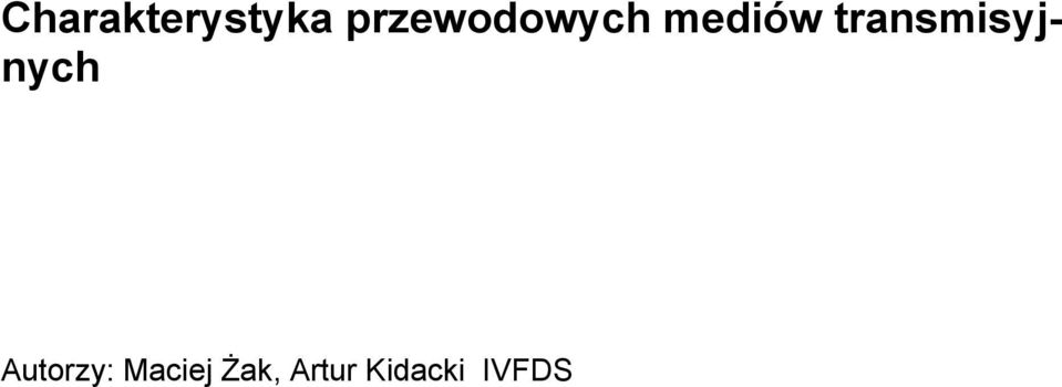 transmisyjnych