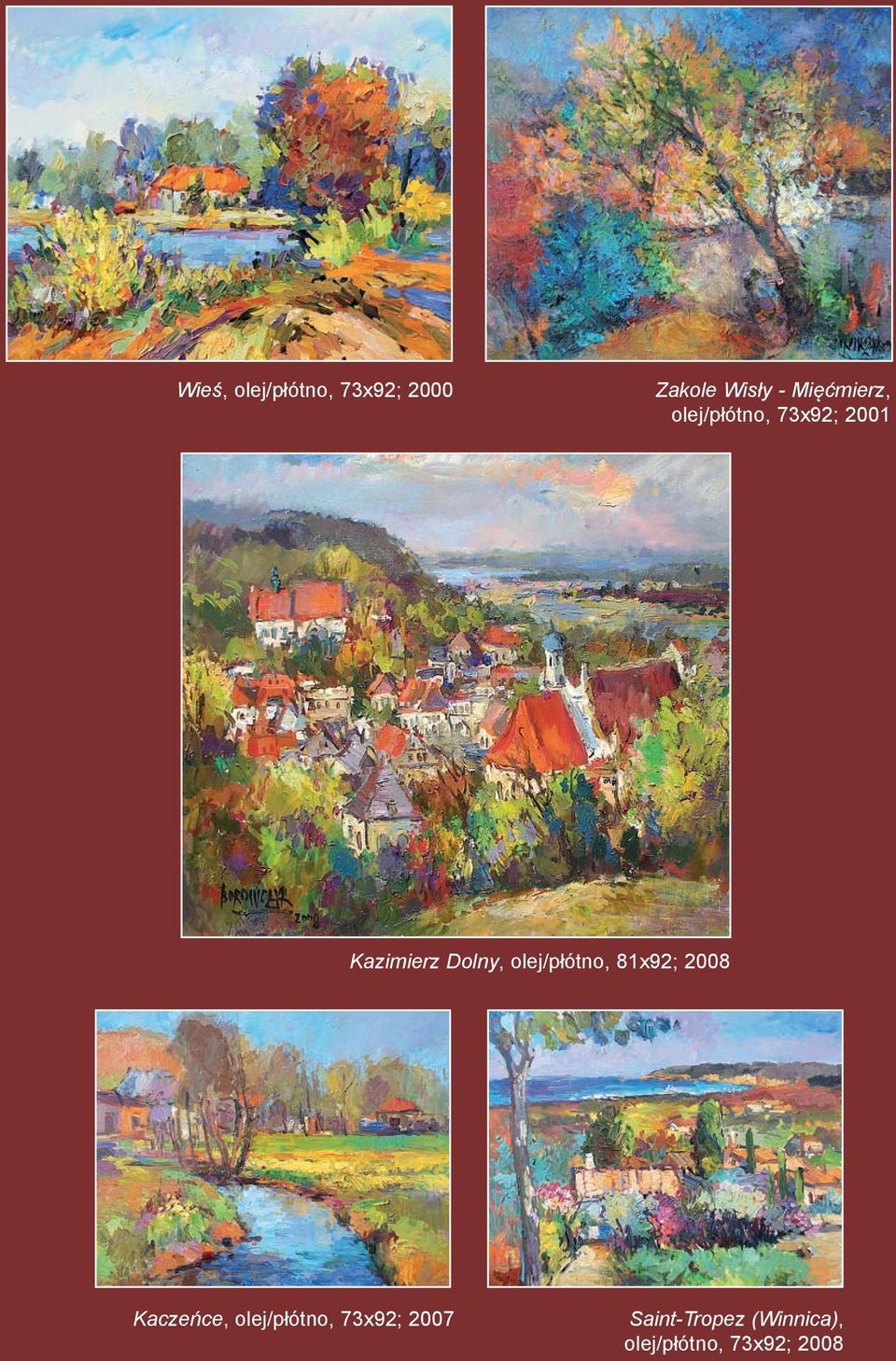 Dolny, olej/płótno, 81x92; 2008 Kaczeńce,