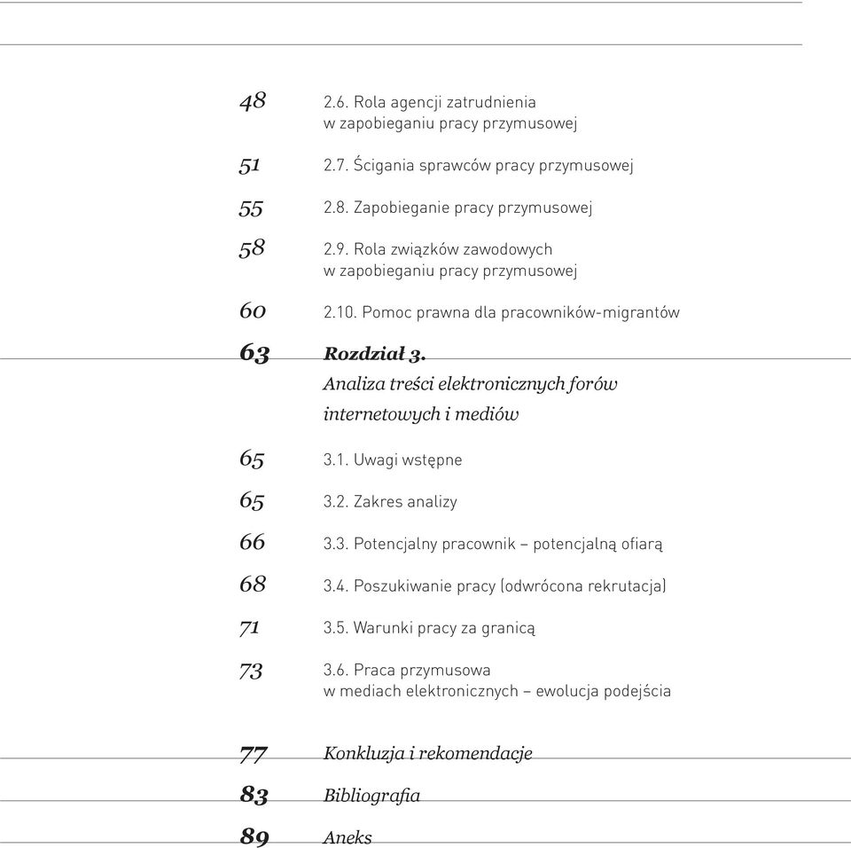 Analiza treści elektronicznych forów internetowych i mediów 3.1. Uwagi wstępne 3.2. Zakres analizy 3.3. Potencjalny pracownik potencjalną ofiarą 3.4.