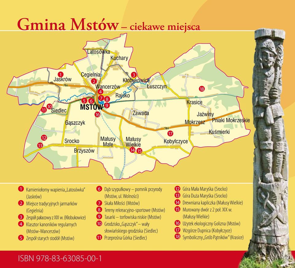 (Kłobukowice) 4 Klasztor kanoników regularnych (Mstów-Wancerzów) 5 Zespół starych stodół (Mstów) 6 Dąb szypułkowy pomnik przyrody (Mstów, ul.