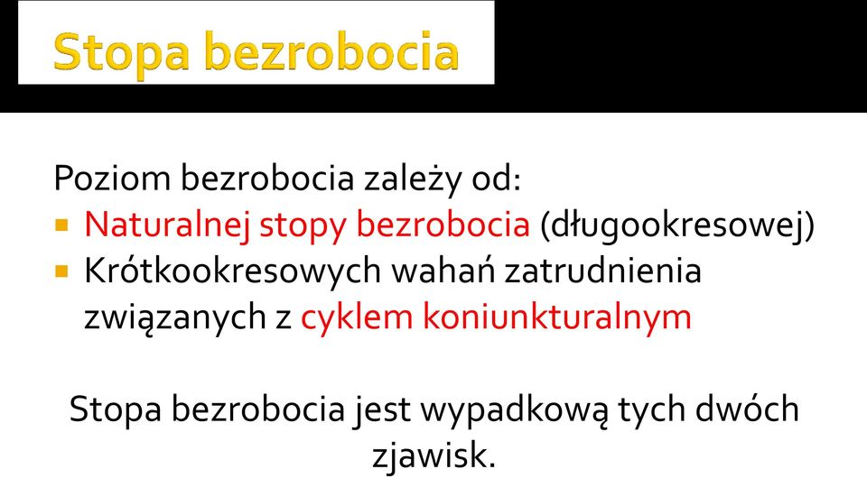 wahań zatrudnienia związanych z cyklem