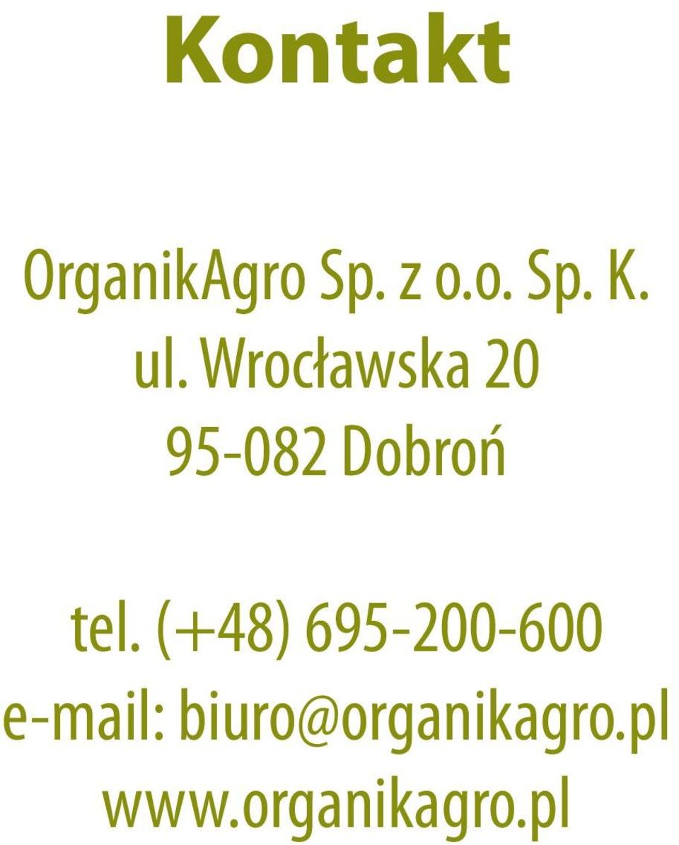 tel. (+48) 695-200-600 e-mail: