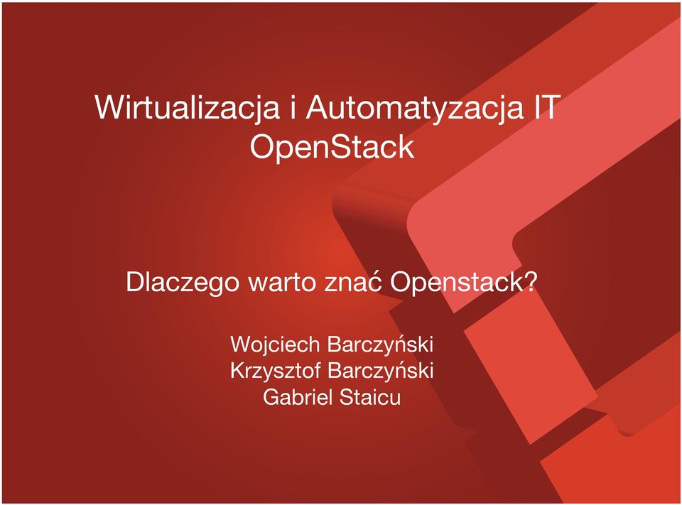 Openstack?