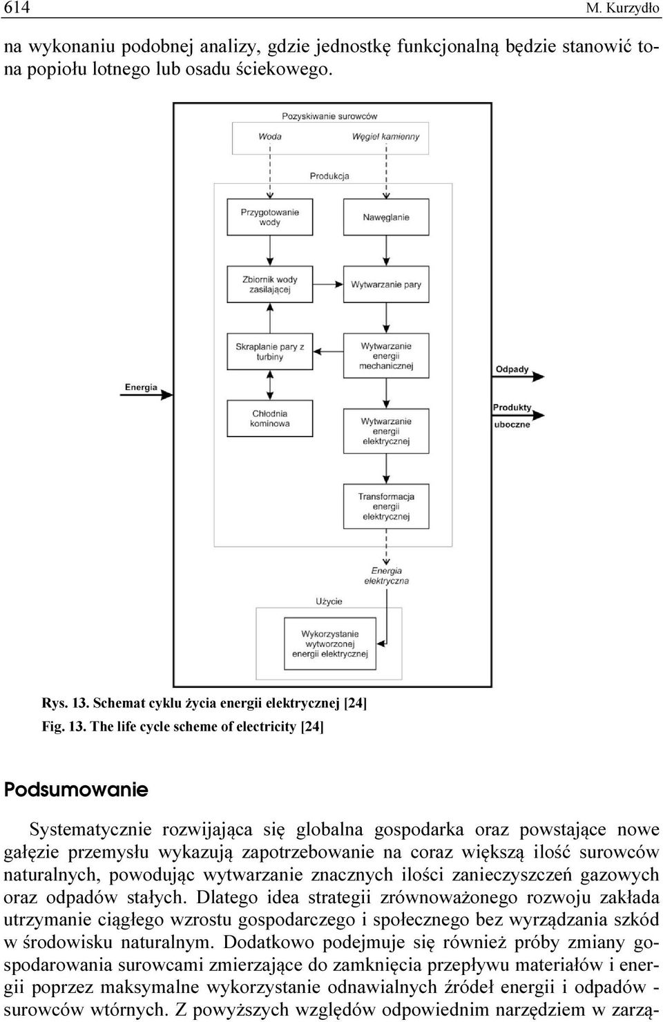 The life cycle scheme of electricity [24] Podsumowanie Systematycznie rozwijająca się globalna gospodarka oraz powstające nowe gałęzie przemysłu wykazują zapotrzebowanie na coraz większą ilość
