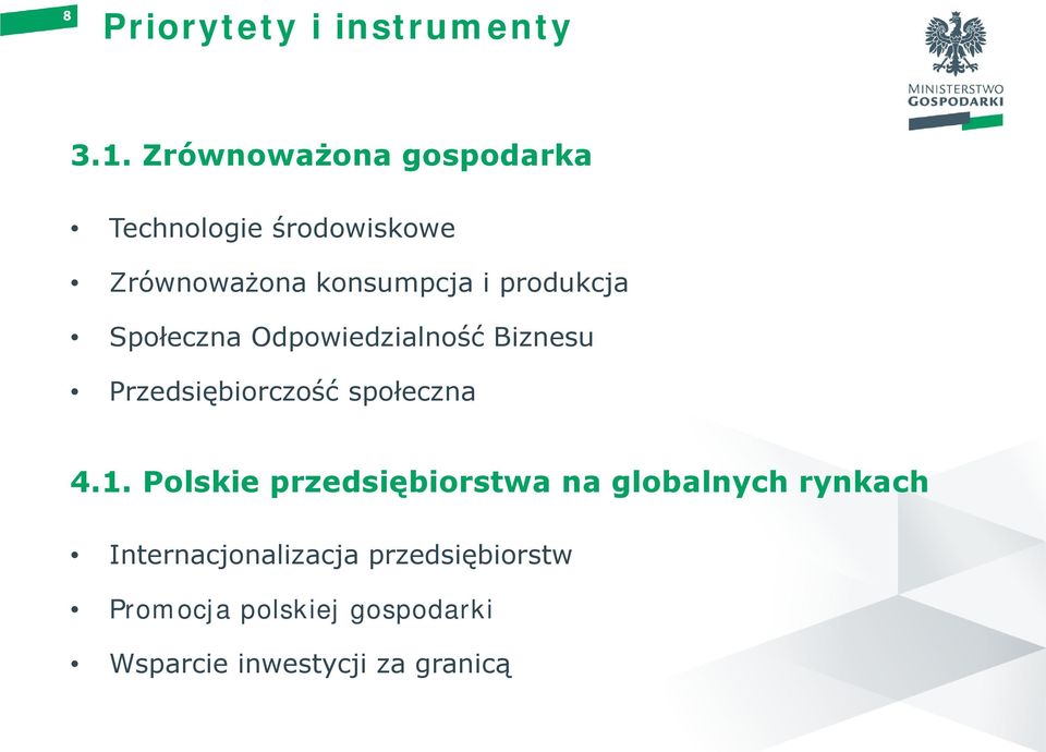 produkcja Społeczna Odpowiedzialność Biznesu Przedsiębiorczość społeczna 4.1.