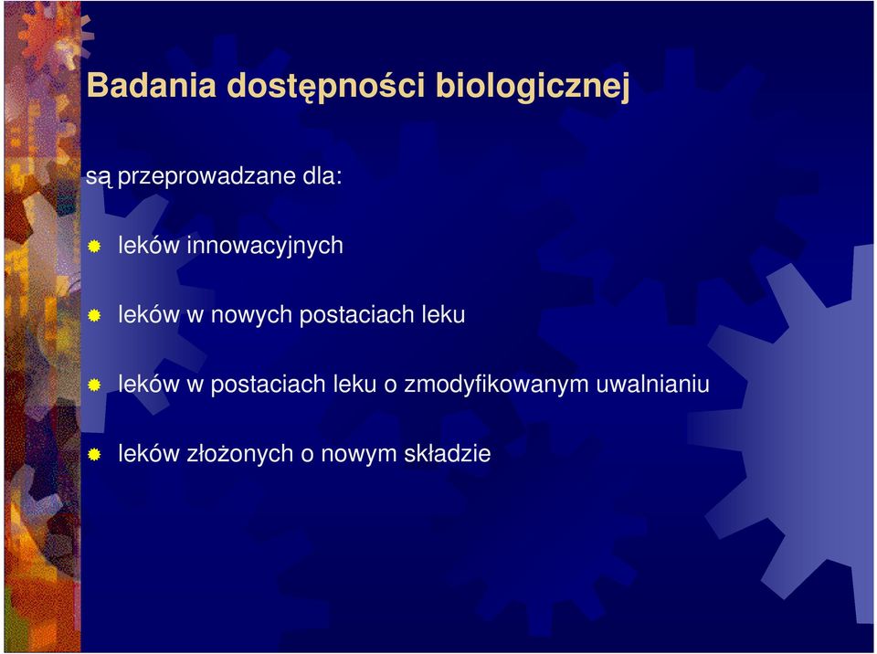 nowych postaciach leku leków w postaciach leku