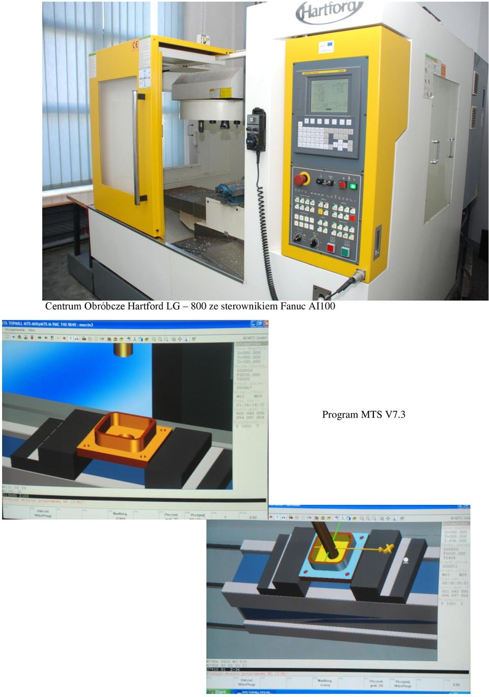 sterownikiem Fanuc