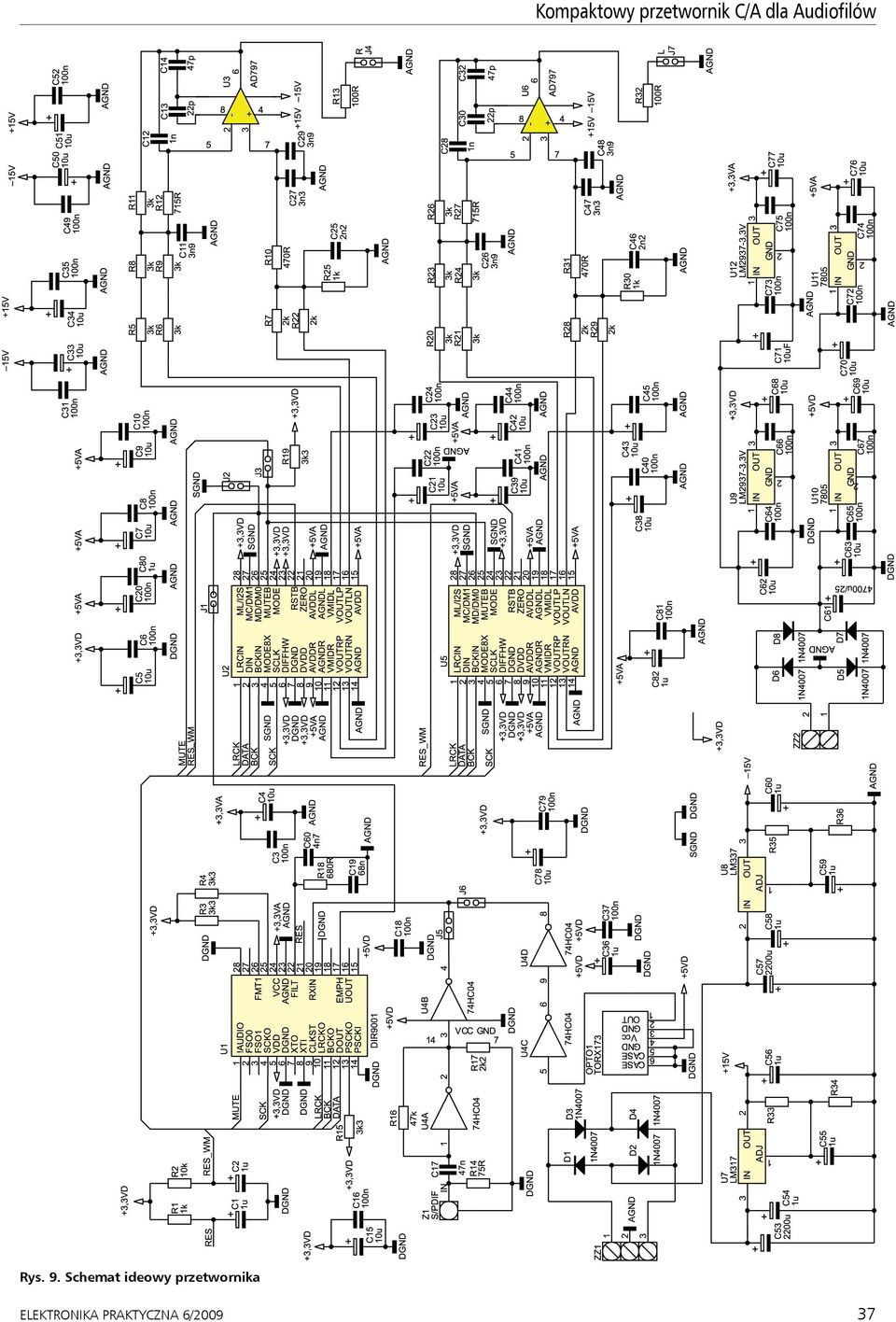 Schemat ideowy przetwornika