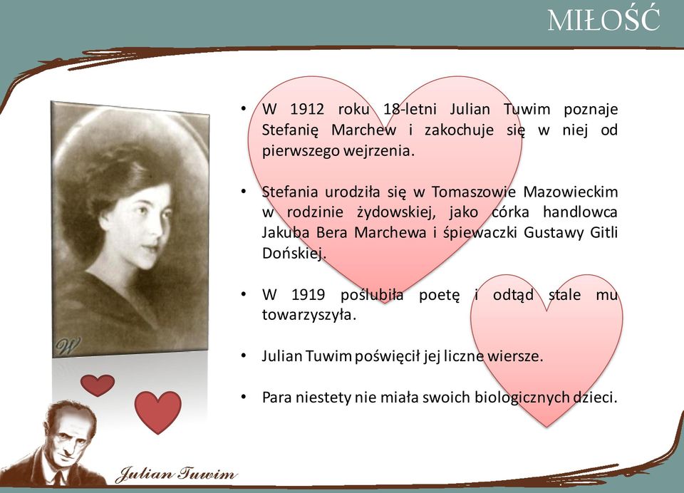 Stefania urodziła się w Tomaszowie Mazowieckim w rodzinie żydowskiej, jako córka handlowca Jakuba Bera