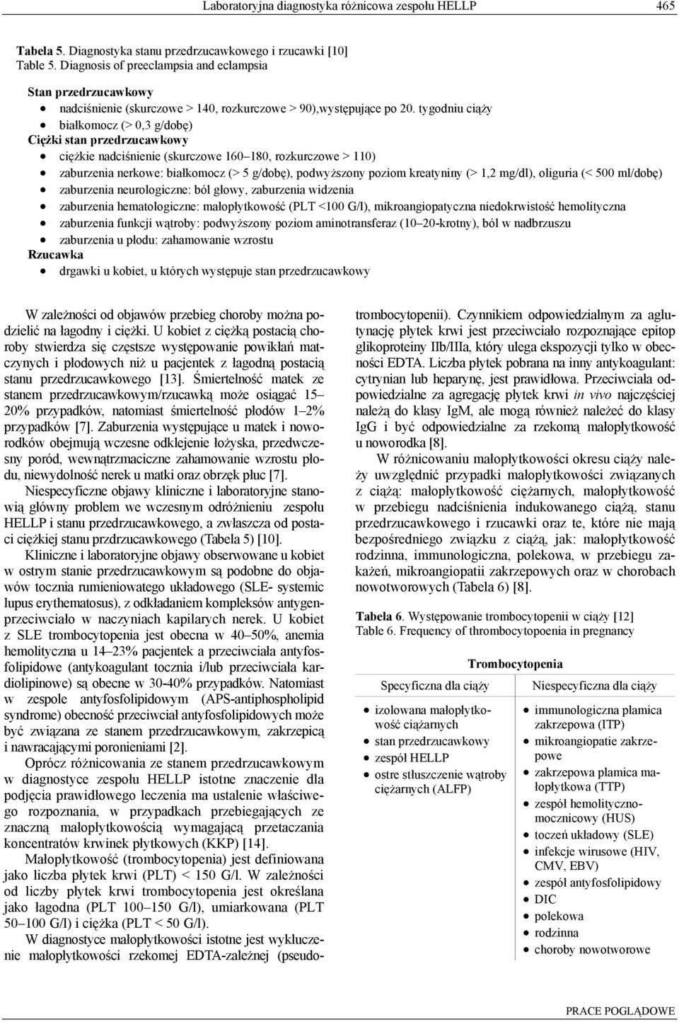 tygodniu ciąży białkomocz (> 0,3 g/dobę) Ciężki stan przedrzucawkowy ciężkie nadciśnienie (skurczowe 160 180, rozkurczowe > 110) zaburzenia nerkowe: białkomocz (> 5 g/dobę), podwyższony poziom