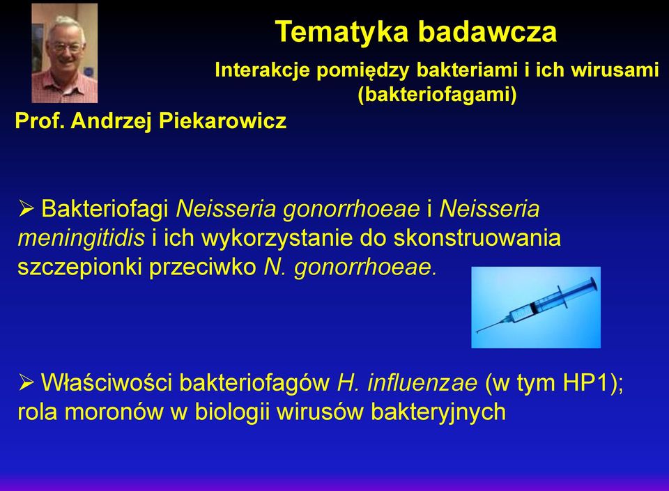 meningitidis i ich wykorzystanie do skonstruowania szczepionki przeciwko N.