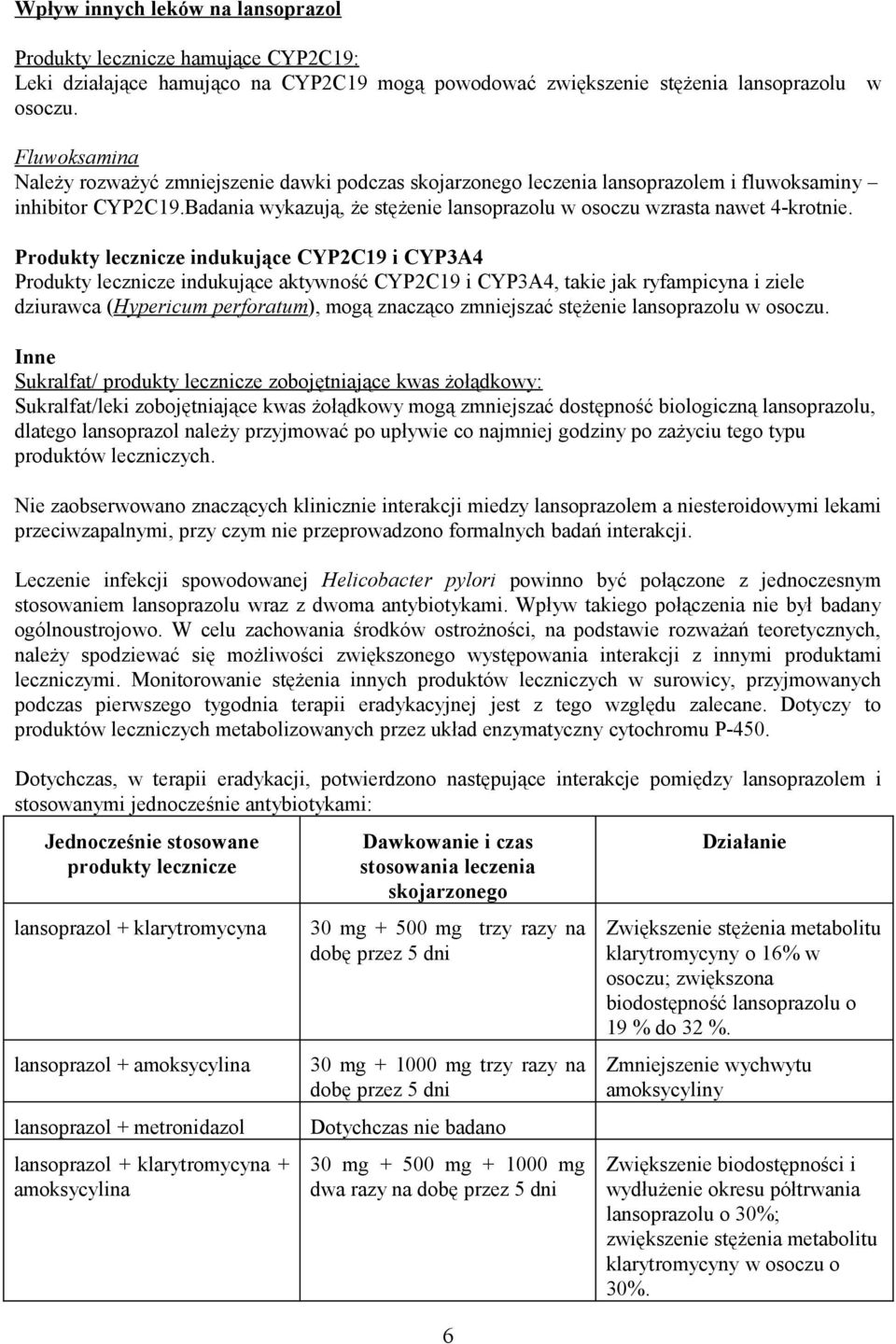 Badania wykazują, że stężenie lansoprazolu w osoczu wzrasta nawet 4-krotnie.