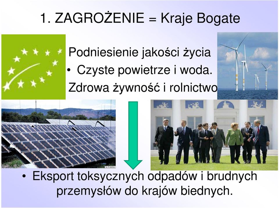 Zdrowa żywność i rolnictwo.