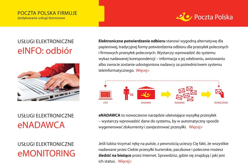 Wystarczy wprowadzić do systemu wykaz nadawanej korespondencji informacja o jej odebraniu, awizowaniu albo zwrocie zostanie udostępniona nadawcy za pośrednictwem systemu teleinformatycznego.