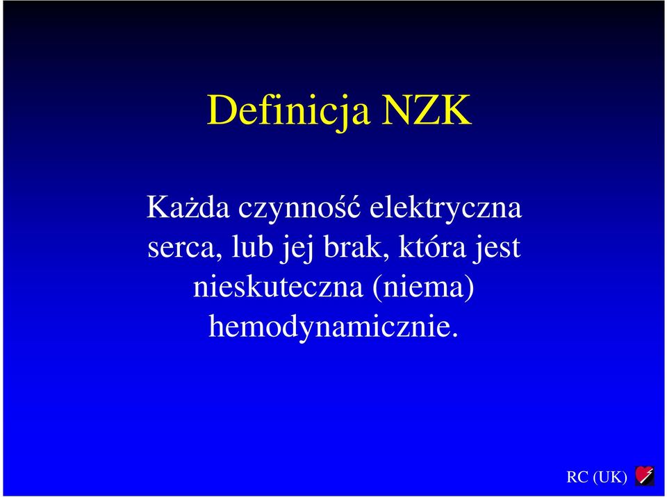 lub jej brak, która jest