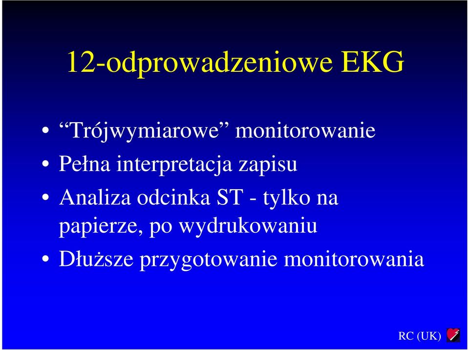 Analiza odcinka ST - tylko na papierze, po