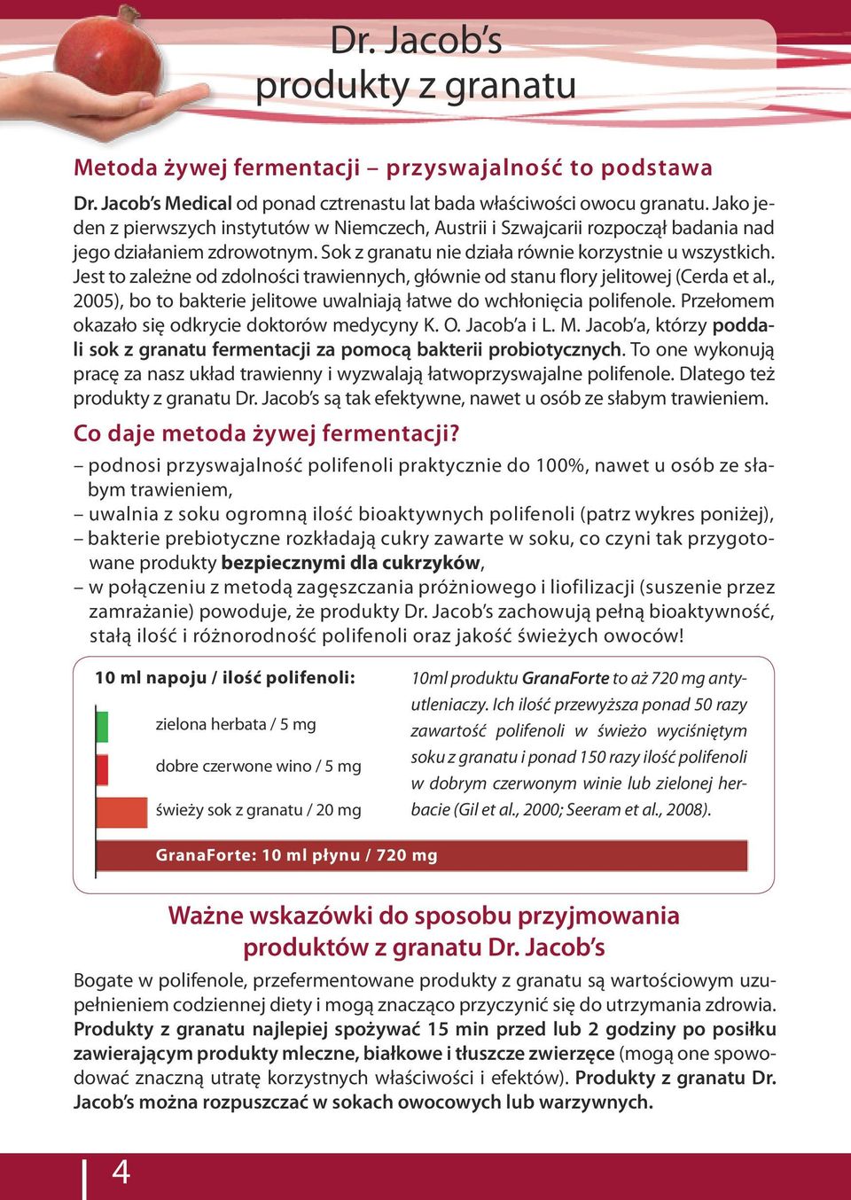 Jest to zależne od zdolności trawiennych, głównie od stanu flory jelitowej (Cerda et al., 2005), bo to bakterie jelitowe uwalniają łatwe do wchłonięcia polifenole.