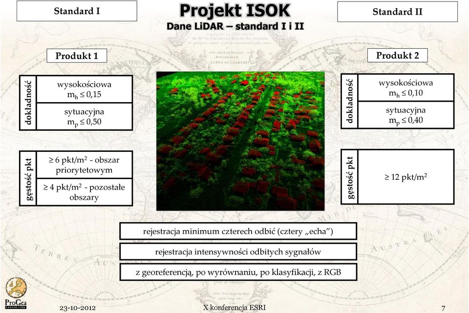 pkt/m 2 - obszar priorytetowym 4 pkt/m 2 - pozostałe obszary 12 pkt/m 2 rejestracja minimum czterech odbić