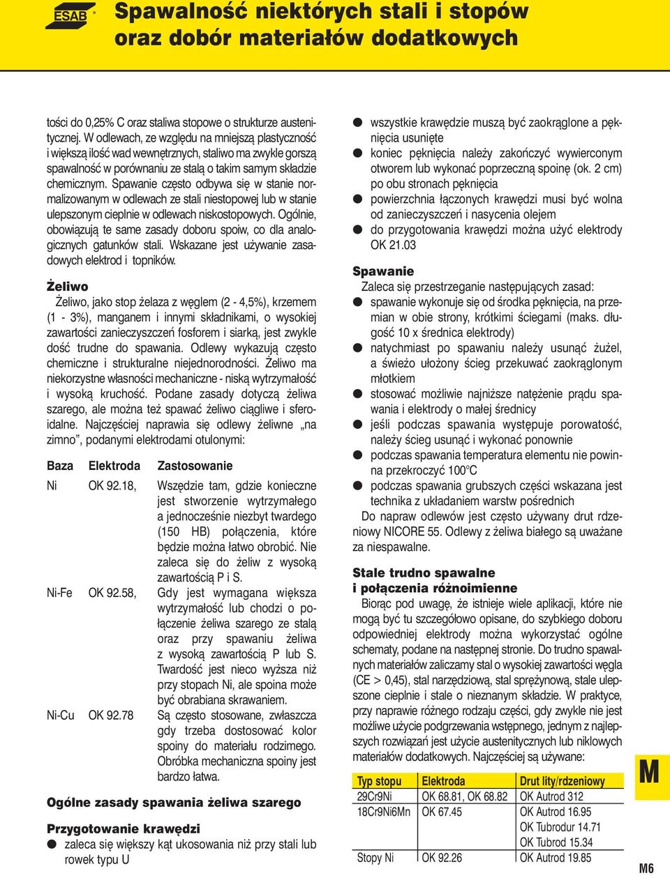 Spawanie często odbywa się w stanie normalizowanym w odlewach ze stali niestopowej lub w stanie ulepszonym cieplnie w odlewach niskostopowych.