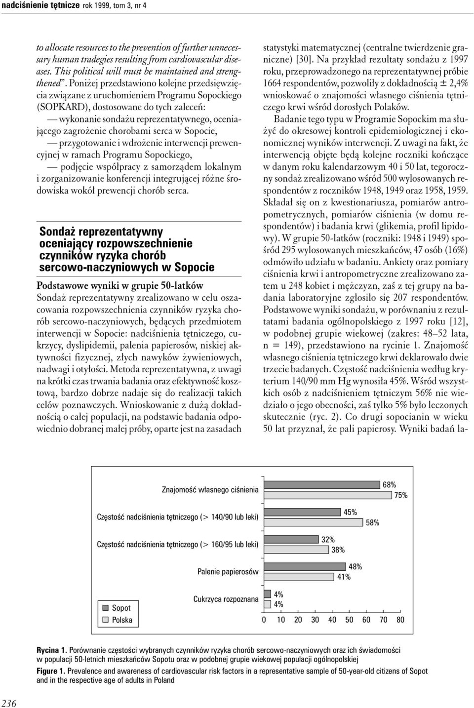 Poniżej przedstawiono kolejne przedsięwzięcia związane z uruchomieniem Programu Sopockiego (SOPKARD), dostosowane do tych zaleceń: wykonanie sondażu reprezentatywnego, oceniającego zagrożenie